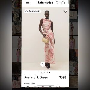 NWT Reformation Analis Silk Dress Size 4